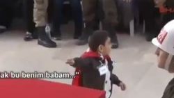 Şehit çocuklarının buruk Babalar Günü