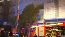 Bahçelievler'de 5 katlı binada yangın