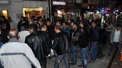 Bartın'da HDP binası önünde gerginlik