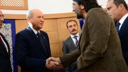 MHP Genel Merkezi'nde Nihat Genç-Bahçeli buluşması