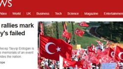 15 Temmuz törenleri dünya basınında