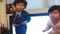 Yeni fenomen: Koreli bebeklerin dansı İZLE
