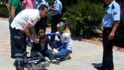 Şehit eşi mezar başında canına kıymak istedi