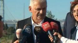 Başbakan Yıldırım Osmangazi Köprüsü'nde konuştu