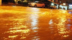 Bodrum'da sağanak sele neden oldu - İzle