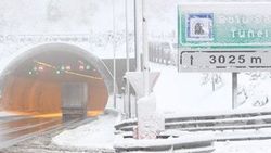 Bolu dağında kar esareti