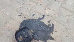 Teröristlerin bombası ellerinde patladı