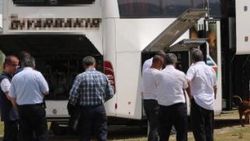 Aranan kadın zanlı bomba ihbarı yaptı