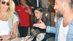 Burcu Esmersoy sorusu Arda Turan'ı sinirlendirdi