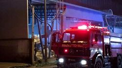 Bursa'da yangın: 500 bin liralık makine zarar gördü