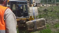Bursa'da kanalizasyon kazısından lahit çıktı