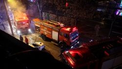 Bursa'da iş yerinde yangın