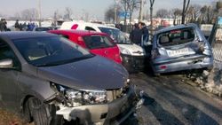 Bursa'da zincirleme trafik kazası