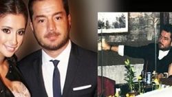 Buse Terim ve Volkan Bahçekapılı'nın nargile keyfi