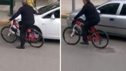 Adıyaman Belediye Başkanı bisikletle teftişe çıktı