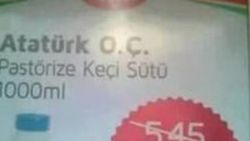 Atatürk afişi için süpermarketten özür geldi