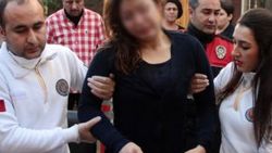 Adanalı sokak ortasında karısını tekme tokat dövdü