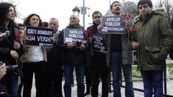 PKK'ya laf edemeyen protestoculara tepki