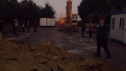 Validebağ korusuna sabah saatlerinde iş makinesi girdi