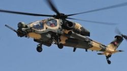Milli helikopterimiz Atak ilk kez PKK'lıları bombaladı