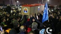 Türkmen Dağı'nda ölen MHP'li başkanın cenazesi Türkiye'de