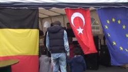 Brüksel’de Türk çadırı kuruldu