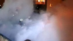 Çatı yandı, 11 güvercin telef oldu