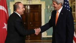 Dışişleri Bakanı Çavuşoğlu mevkidaşı Kerry ile görüştü