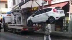Çekicinin halatı koptu