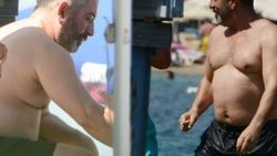 Cem Yılmaz Bodrum'da tatilde