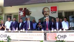 CHP'liler eylemden sonra çaya davet etti