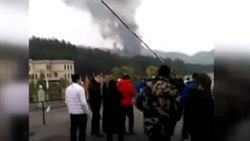 Çin’de askeri uçak düştü