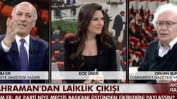Canlı yayında 'AKP' tartışması