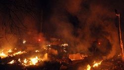 Çorum'da 30 ev yandı