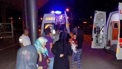 Çorum'da kamyonetin lastiği patladı: 7 yaralı