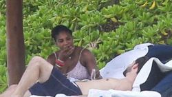 Serena Williams tatilde