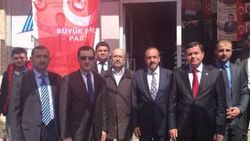Emrullah İşler BBP seçim bürosunu ziyaret etti