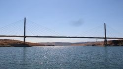 Türkiye’nin 4. büyük asma köprüsünde sona yaklaşıldı