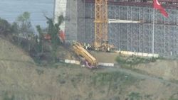 3. Köprü inşaatında korkutan kaza
