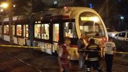 Samsun'da tramwayın çarptığı vatandaş hayatını kaybetti