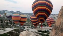Kapadokya’da balon turları yine iptal edildi