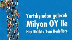 AK Parti yurt dışındaki seçmene seslendi