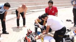 Süs havuzunda boğulan çocuğu belediye başkanı kurtardı