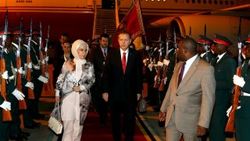 Cumhurbaşkanı Erdoğan Mozambik'e geldi