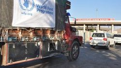 BM yardım TIR’ları Cilvegözü’nde
