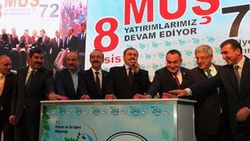 Bakan Eroğlu 8 tesisin açılışını yaptı
