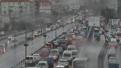 İstanbul'da trafik yine felç oldu
