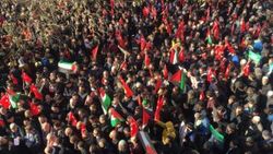 Konya'da dualarla Kudüs protestosu