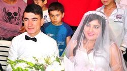 Osmaniye'de düğüne yetişemeyen damat geline kavuştu