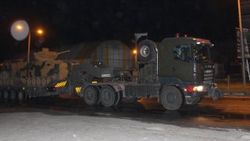 Obüs ve zırhlı araçlar sınır karakoluna sevk edildi